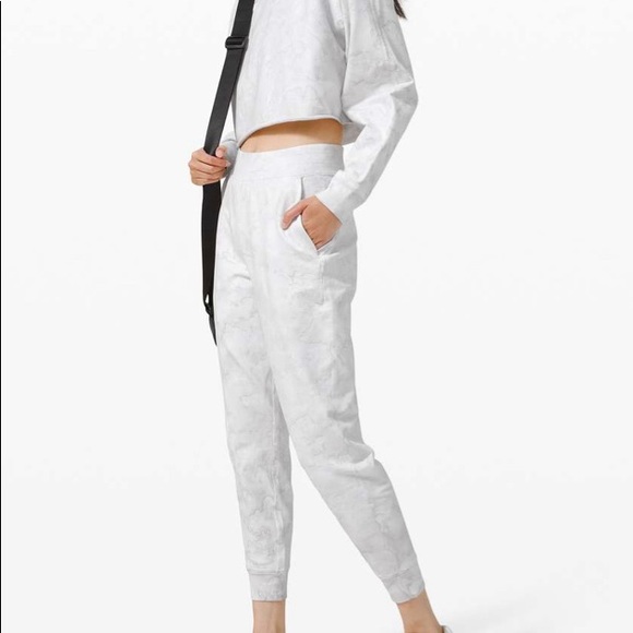 lululemon athletica Pants - LA SweatPant 26” Watercolor Wht/Stargaze